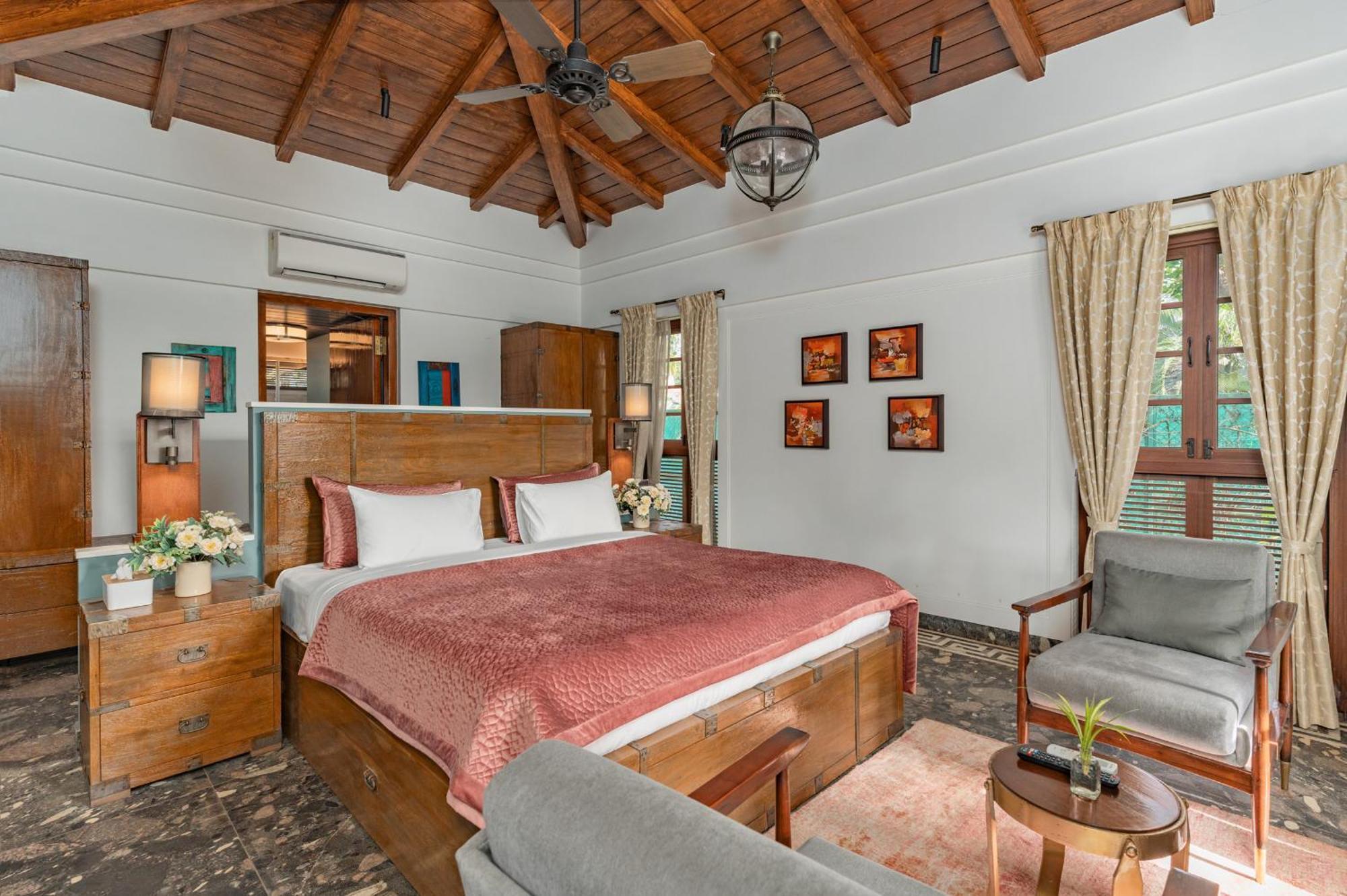 Azara Beach House - 5 Bhk Designer Villa, Candolim Beach Eksteriør billede
