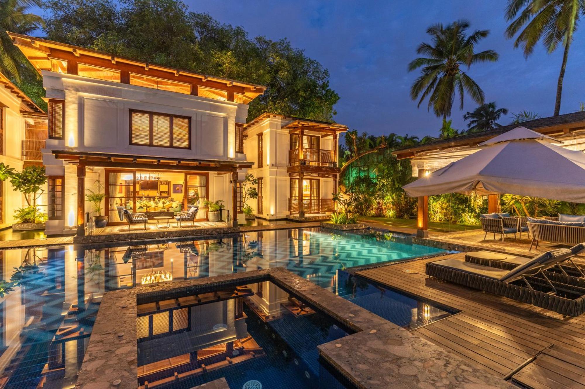 Azara Beach House - 5 Bhk Designer Villa, Candolim Beach Eksteriør billede